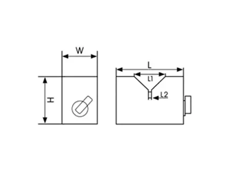 Blok V magnetik