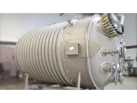 Reaktor Berjaket Separuh Paip (Titanium)