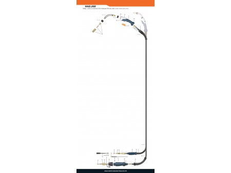 SNQ200 MIG/MAG焊槍