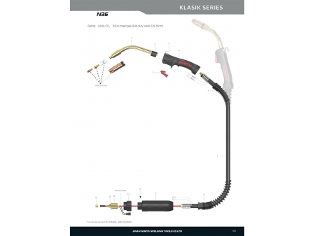 N36，MIG/MAG焊槍