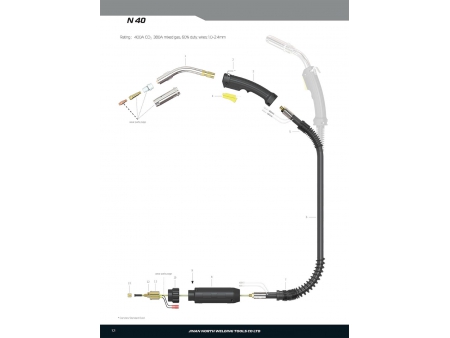 N40，MIG/MAG焊槍
