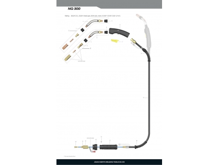 NQ300，MIG/MAG焊槍