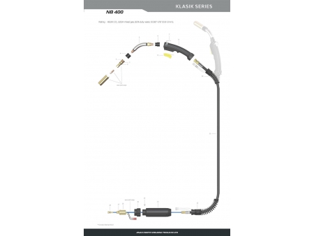 NB400，MIG/MAG焊槍