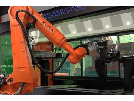 Mesin Pemotongan Laser 3D 16-Paksi Dwi-Stesen