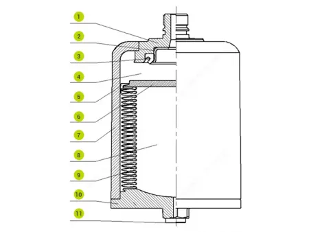 Akumulator Belos Logam
