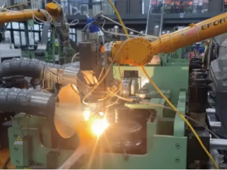 Tiub Keluli Berkekuatan Tinggi Dikimpal Laser